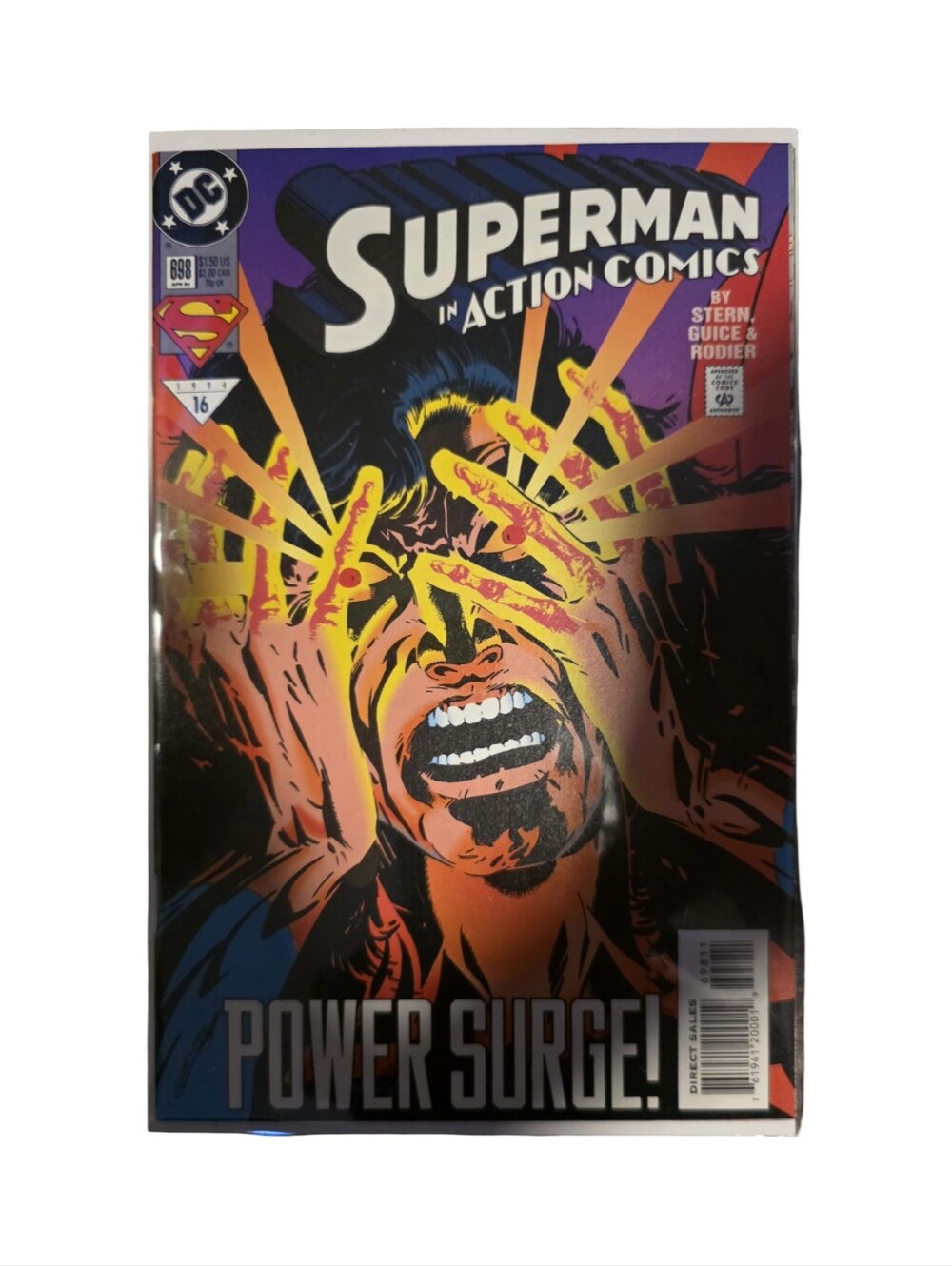 DC Superman Action Comics Comic Cover #698